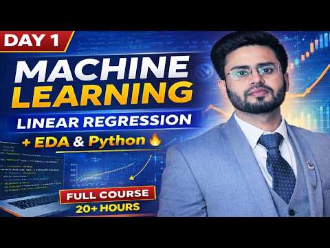 Watch: Linear Regression Mastery — Complete ML Day 1 Tutorial by Coding Analytics